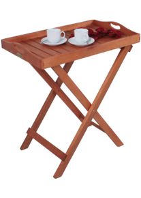 Garden Pleasure Servierwagen »DALLAS« in braun, Größe B/H/T: 67 cm x 74 cm x 42 cm