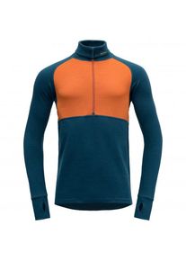 DEVOLD Expedition Zip Neck Merino-ondergoed Heren (XXL |blauw)