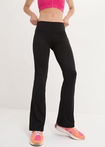 Legging de sport évasé - noir - taille 42/44 (M) - bonprix