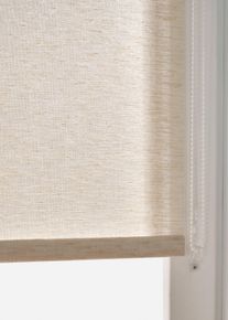 Store enrouleur brise-vue texturé - beige - taille 125x90 cm - bonprix