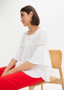Blouse ample - blanc - taille 42 - bonprix