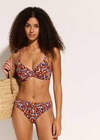 Bikini &agrave; armatures (ens. 2 pces.) &eacute;chancrure haute - violet - taille 50D (110) - bonprix