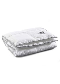 Couette toucher duvet chaude - blanc - taille 200x200 cm - Microfibres - bonprix