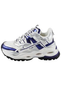 Buffalo Trampki niskie 'TRIPLET HOLLOW' dla kobiet niebieski / biały Rozmiar 36