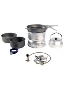 Trangia 25-8 Sturmkocher mit Primus Gasbrenner Gas stove (1140 g, grey/black)