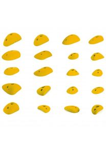blue pill Small Mix Climbing holds (S/M, yellow/white)