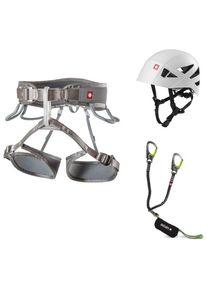 Ocun Via Ferrata Twist Shard Set Klätterset Storlek M-XL Färg grey silver / green