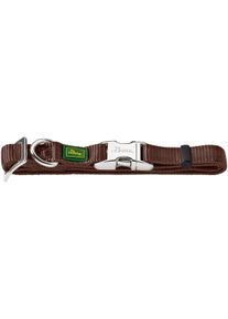 Hunter Vario Basic Alu-Strong Hundehalsband, L, braun