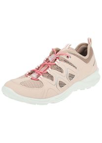 Ecco Sneaker Damen rosé / silber Größe 36