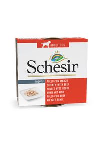 Lot Schesir 24 x 150 g.- poulet, bœuf