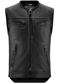 Alpinestars Tech-Air 3 V2 Leather, colete airbag , cor: Preto , tamanho: XS