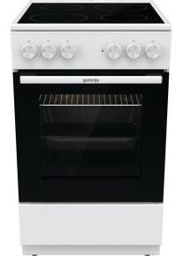 Gorenje GEC5A21WG Elektro-Standherd Glaskeramikkochfeld 50cm breit 74 Liter weiß