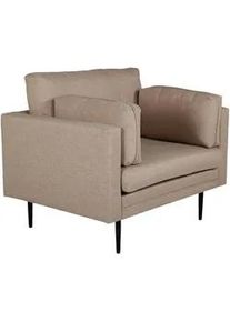 Livetastic Sessel , Schwarz, Hellbraun , Metall, Textil , Uni , 110x84x86 cm , Wohnzimmer, Sessel, Sonstige Sessel