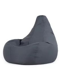 Veeva Outdoorsitzsack Liegestuhl , Anthrazit , Kunststoff , 90x73x84 cm , Hergestellt in Deutschland , Gartenmöbel, Gartenstühle, Outdoor-Sitzsäcke