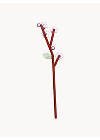 ICHENDORF Ręcznie wykonany kwiat dekoracyjny ze szkła Botanica Czerwony Szkło Ø 7 x W 35 cm
