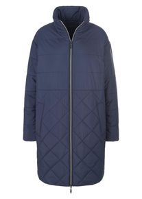 MYBC - Long-Steppjacke, blau, Gr. 38, Kunstfaser