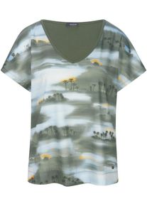 Basler - V-Shirt, grün, Gr. 36, Viskose