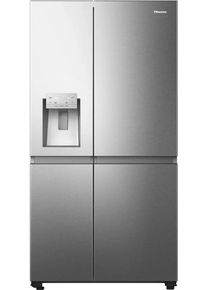 HISENSE RS818N4TIC Side-by-Side Stand-Kühl-Gefrierkombination 91cm breit 632 Liter Total NoFrost Wasserspender Wassertank Multi Air Flow LED Touch Dis
