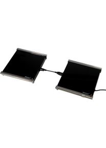 Steba WP1 Warmhalteplatte Wärmeplatte Kochplatte Temperaturvorwahl 270 Watt schwarz silber