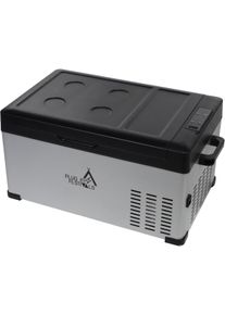 Plug-in Festivals IceCube 25 Kompressor-Kühlbox 24 Liter 12/24/230V Innenbeleuchtung Camping grau anthrazit