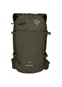Norr&ouml;na Norr&oslash;na Norr&oslash;na 20L Pack Daypack brown/olive