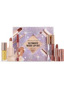 Makeup Revolution, Lippenstift + Lipgloss, Ultimate Nude Lip Kit