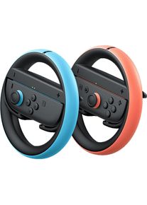 Nintendo Joy-Con 2-Lenkrad-Paar (Switch 2), Gaming Controller, Schwarz, Blau, Rot