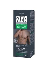 Joanna, Wachs + Enthaarungscreme, Power Men Körperhaarentfernungscreme 6in1 Körperenthaarung für Männer Hanfsamen (1 x, 150 g)