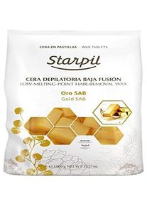 Starpil, Wachs + Enthaarungscreme, Streifenloses Gold-Hartwachs mit Titandioxid-Tabletten 1kg (1000 g)