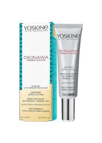 Yoskine, Augenpflege, Okinawa Green Caviar Eye and Lip Cream 15ml (15 ml, Tag + Nacht)