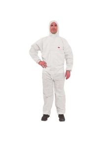 3M, Vollschutz-Arbeitsbekleidung, Schutzanzug 4532+ Grösse L weiss PSA-Kategorie III (L)
