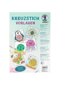 URSUS Bastelset Kreuzstichvorlagen mehrfarbig, Handarbeitsset, Mehrfarbig