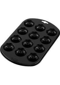 Kaiser Inspiration Mini-Gugelhupf-Muffinform für 12 Muffins 29 x 18cm, Backform, Schwarz