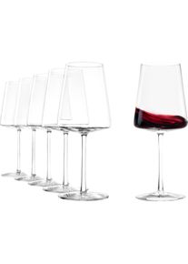 St&ouml;lzle LAUSITZ Serie POWER Bordeauxkelch Rotweinglas 6 St&uuml;ck Inhalt 648 ml, Weingl&auml;ser, Transparent
