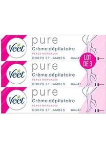 Veet, Wachs + Enthaarungscreme, Minima Haarentfernungscreme 200ml (200 ml, 1 x, 200 g)