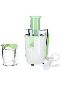 Bosch MES25G0 Entsafter VitaJuice 2, 700 W, Edelstahl-Microsieb, 2 Schaltstufen, weiß/grün
