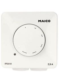 Maico STX 4 Drehzahlsteller für Aufputz-Installation, Maximalbelastung 4 A, weiß (0157.1563)