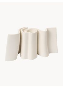ferm LIVING Świecznik Dedali Biały Glina S 20 x W 11 cm