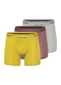 Calvin Klein Underwear Boxershorts Herren senf / graumeliert / burgunder / schwarz Größe S