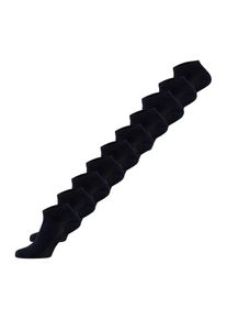 Nur Die Sneakersocken ' Bambus ' Herren schwarz Größe 39/42