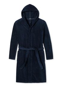 Schiesser Peignoir long ' Essentials ' Femme bleu taille S