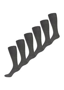 Nur Die Kniestrümpfe ' Bambus Kniesocken ' Herren anthrazit Größe 39/42
