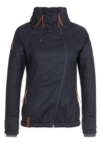 Naketano Jacke mit asymmetrischen Zipper Damen nachtblau Größe XS