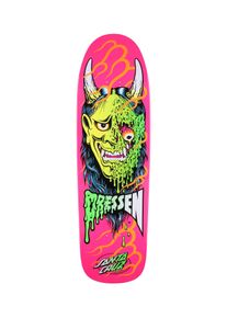 Santa Cruz Dressen Hannya Mask Pro Shaped 9.3" Skateboard Deck pink
