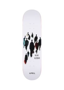 April Kishi Figures 8.25" Skateboard Deck white