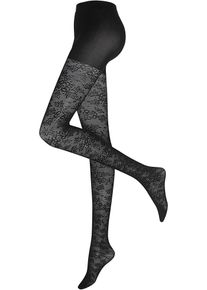 Calzamaglia 70 den in pizzo, Nero, Taglia 54/56 (XL), bonprix