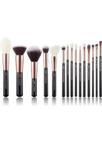 NoName, Schminkpinsel, JESSUP SET Make Up Brush pędzle do makijażu twarzy T160 15szt. (Foundation)