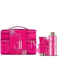 Grace Cole, Beauty Geschenkset, Körperpflege-Geschenkset in einer Kosmetiktasche Vanille-Mandel - 3 Stück (Körperpflegeset)