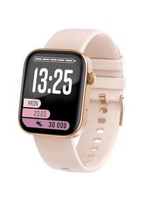 Lamax Bcool 2 Plus Smart Watch mit rosa Armband, Smartwatch