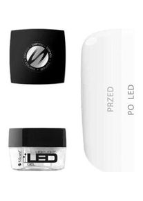 Silcare, Nagellack, Led Highlight Gel Nail Builder Gel Bianco Za Nokte 15G (Bianco, Gel-Effekt Nagellack)